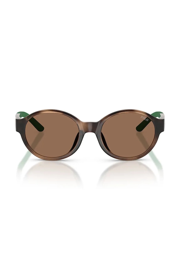 Polo Ralph Lauren okulary przeciwsłoneczne dziecięce 0PP9510U brązowy AA00