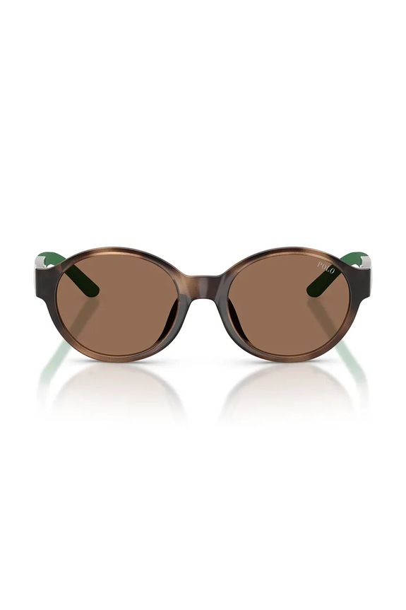 Polo Ralph Lauren okulary przeciwsłoneczne dziecięce 0PP9510U brązowy AA00