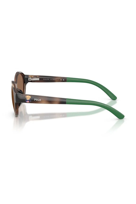 Chłopiec Polo Ralph Lauren okulary przeciwsłoneczne dziecięce 0PP9510U brązowy