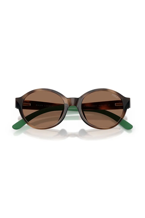 Polo Ralph Lauren okulary przeciwsłoneczne dziecięce 0PP9510U brązowy