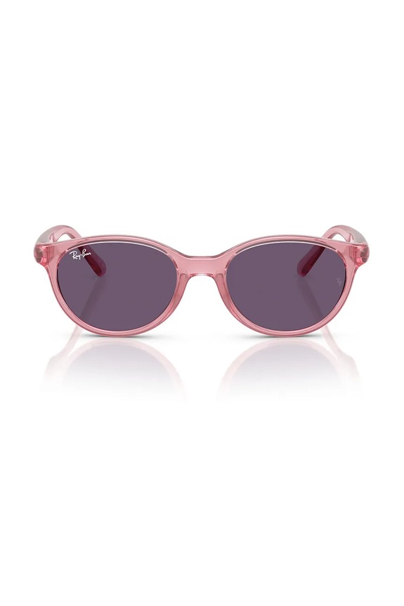 Ray-Ban ochelari de soare copii 0RJ9080S roz AA00