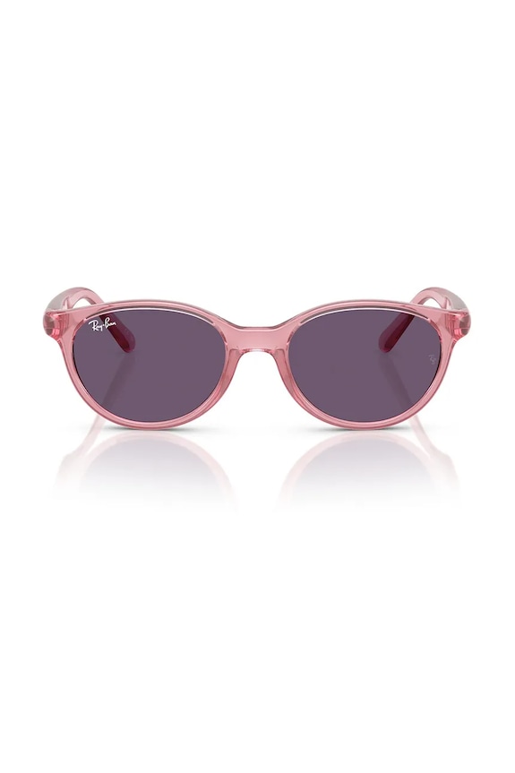Ray-Ban ochelari de soare copii 0RJ9080S roz AA00