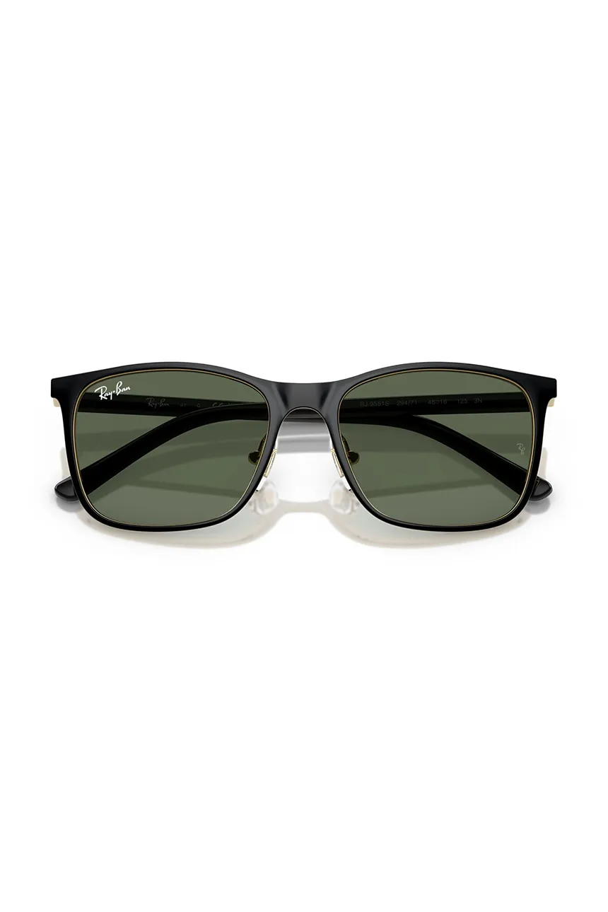 Ray-Ban okulary przeciwsłoneczne dziecięce 0RJ9551S czarny