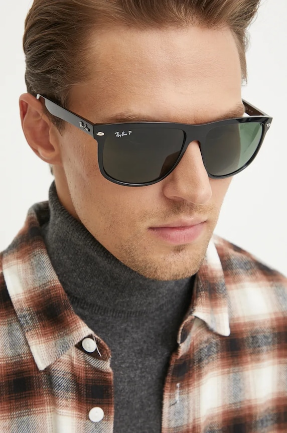 Ray-Ban – Okulary BOYFRIEND czarny 0RB4147.601/58.60
