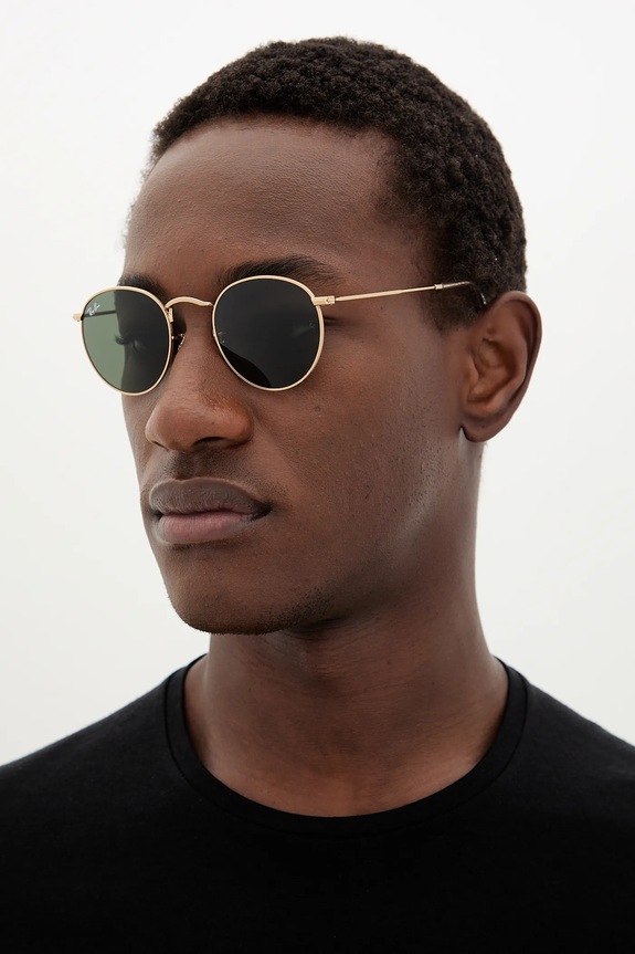 Ray-Ban szemüveg ROUND METAL arany 0RB3447.001.47