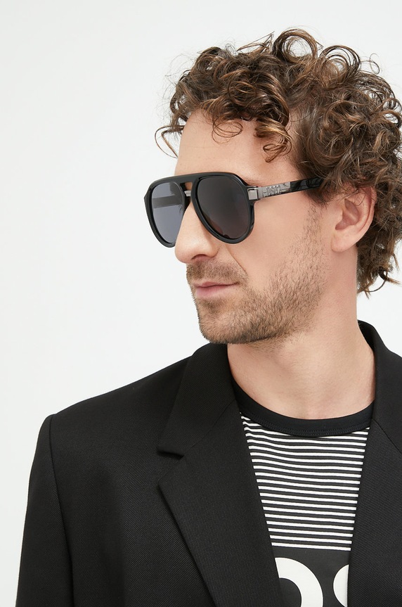 Sluneční brýle DSQUARED2 pilotky černá D2.0030/S