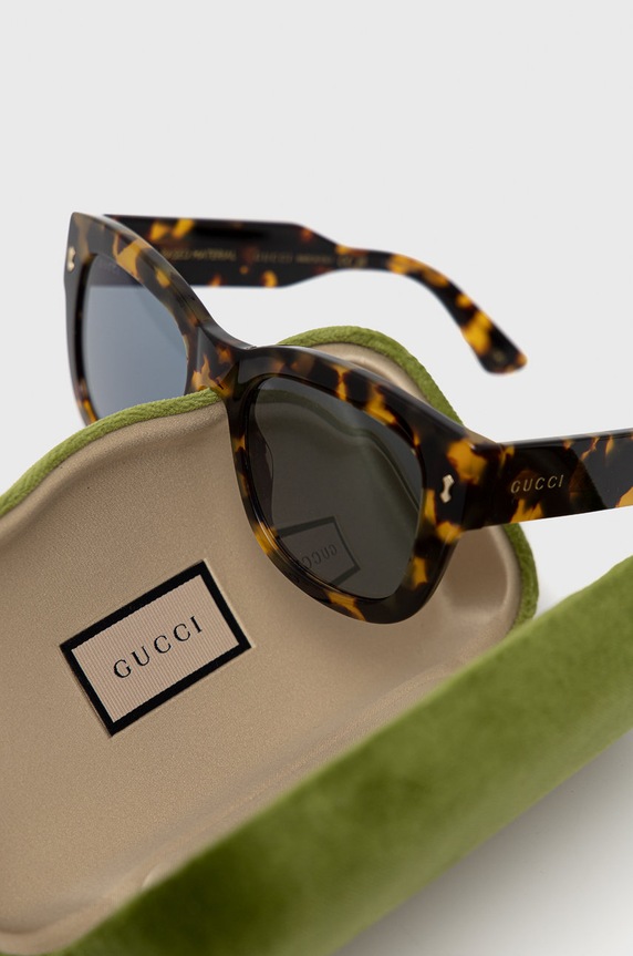 Gucci okulary przeciwsłoneczne brązowy GG1110S