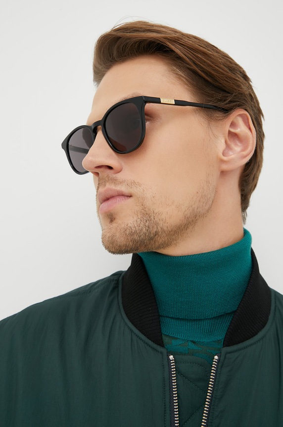 Gucci okulary przeciwsłoneczne jednolita czarny GG1157S