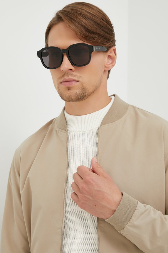Sončna očala Gucci Navadna črna GG1140SK