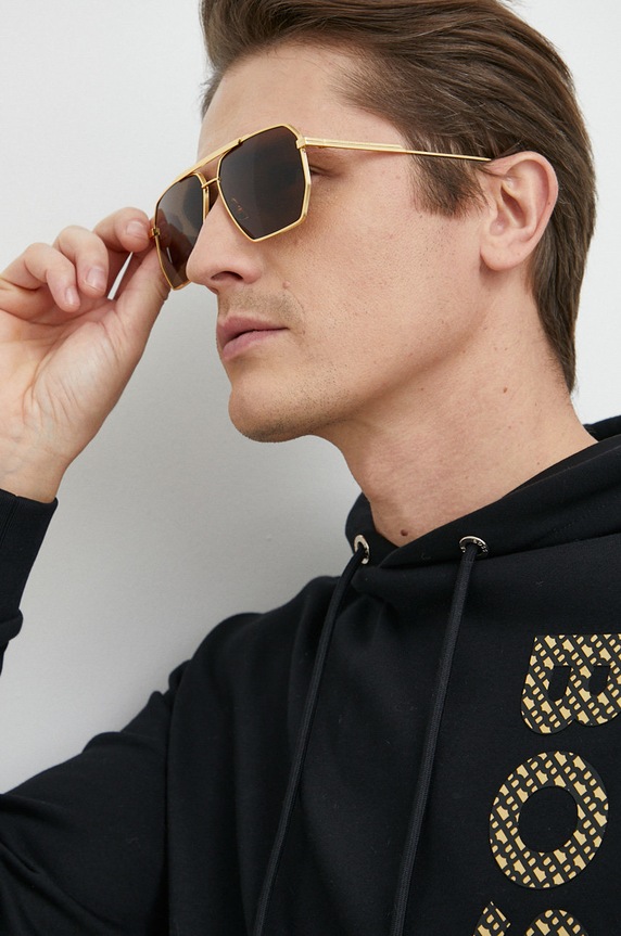 Γυαλιά ηλίου Bottega Veneta BV1012S ομοιόμορφος χρυσαφί BV1012S