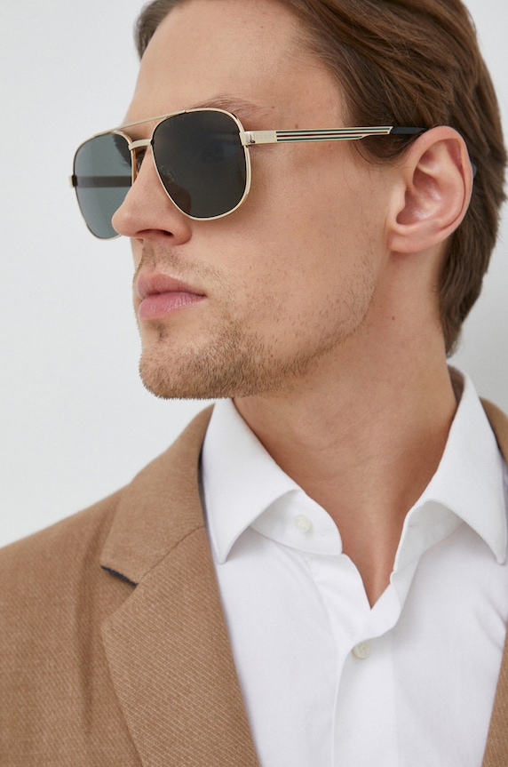 Gucci okulary przeciwsłoneczne gradientowa czarny GG1223S