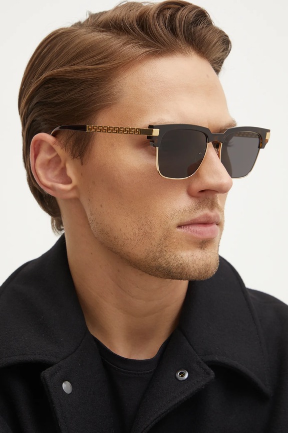 Γυαλιά ηλίου Versace ομοιόμορφος καφέ 0VE4447