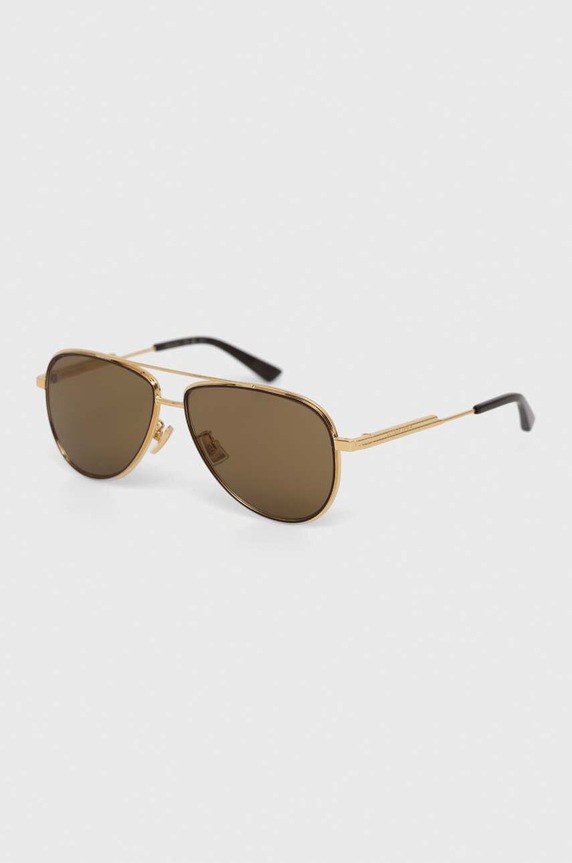 Bottega Veneta okulary przeciwsłoneczne BV1240S złoty AA00