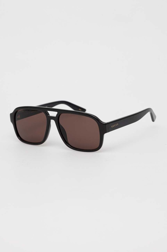 Gucci okulary przeciwsłoneczne GG1342S brązowy AA00