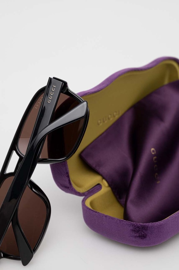 Gucci okulary przeciwsłoneczne brązowy GG1342S