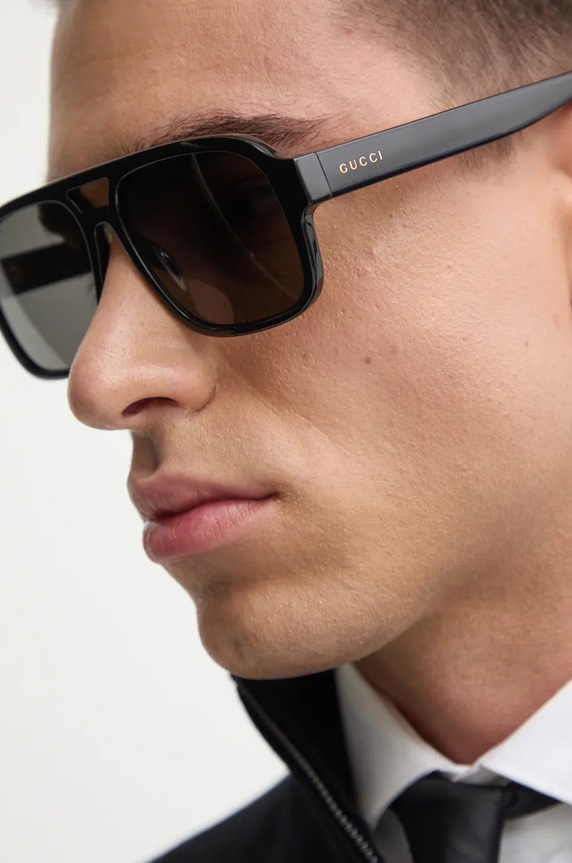 Gucci okulary przeciwsłoneczne GG1342S czarny