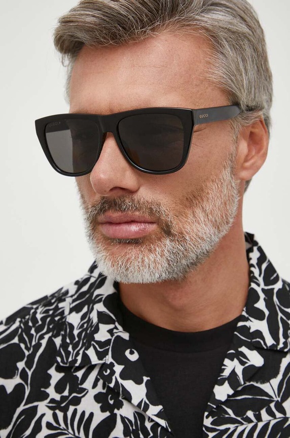 Gucci okulary przeciwsłoneczne jednolita czarny GG1345S