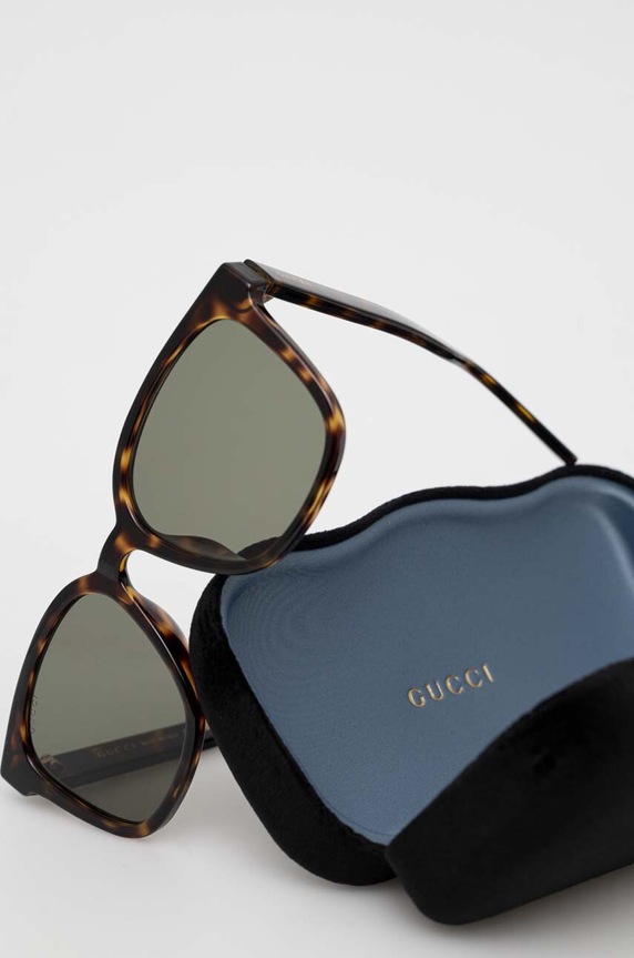 Slnečné okuliare Gucci hnedá GG1346SK