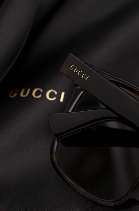 Slnečné okuliare Gucci GG1346SK hnedá