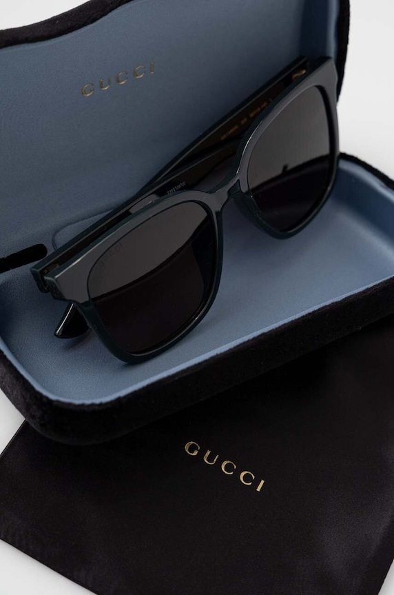 Gucci okulary przeciwsłoneczne szary GG1346SK