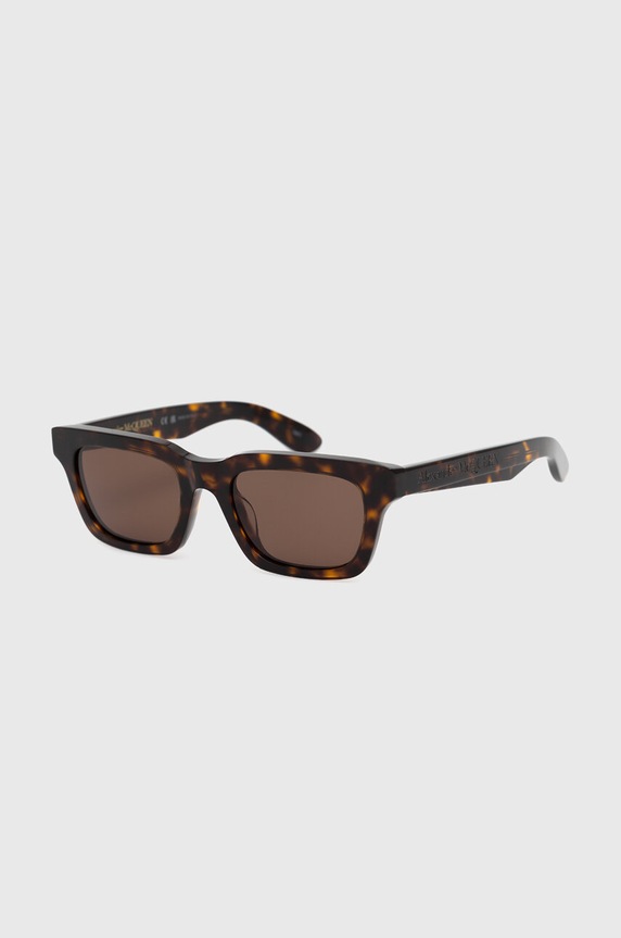 Slnečné okuliare Alexander McQueen AM0392S hnedá AA00