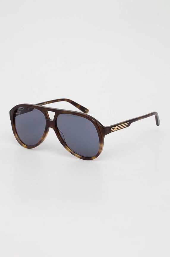 Gucci okulary przeciwsłoneczne GG1286S brązowy AA00