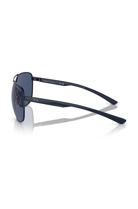 Armani Exchange okulary przeciwsłoneczne pilotki granatowy 0AX2047S