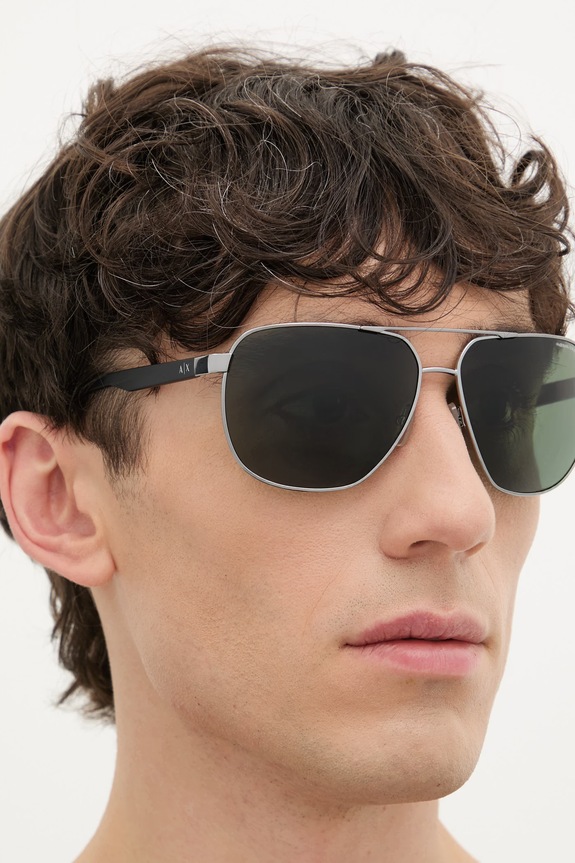 Dodatki Armani Exchange sončna očala aviator 0AX2047S srebrna