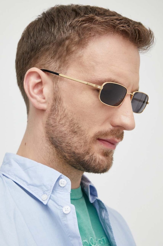 Gucci ochelari de soare uniforme aur GG1457S