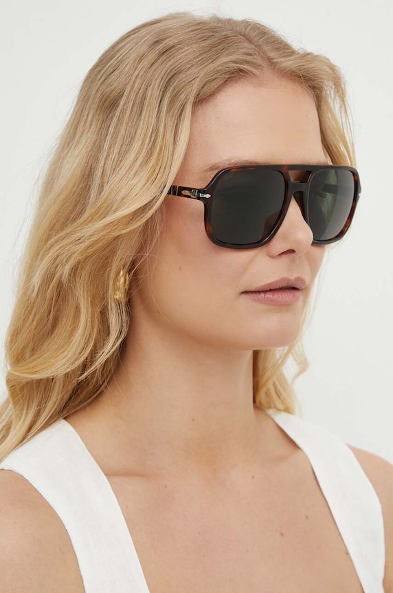 Akcesoria Persol okulary przeciwsłoneczne 0PO3328S brązowy
