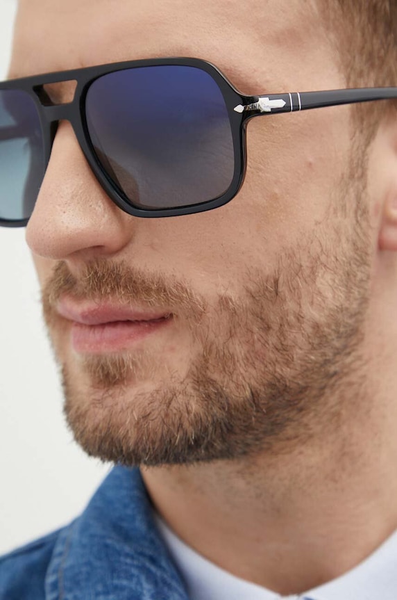 Persol ochelari de soare 0PO3328S negru AA00
