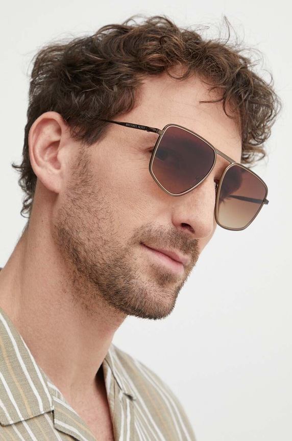 Sunčane naočale Michael Kors SILVERTON jednobojno smeđa 0MK1153