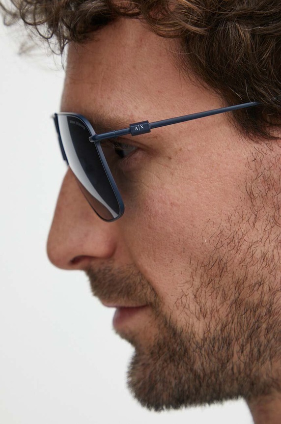 Armani Exchange okulary przeciwsłoneczne 0AX2050S granatowy AA00