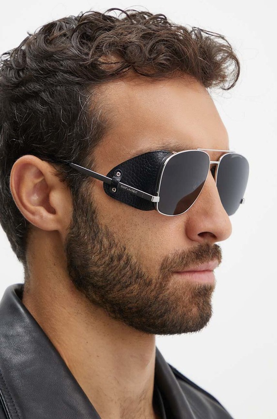 Saint Laurent ochelari de soare LEON uniforme gri SL.653.LEON
