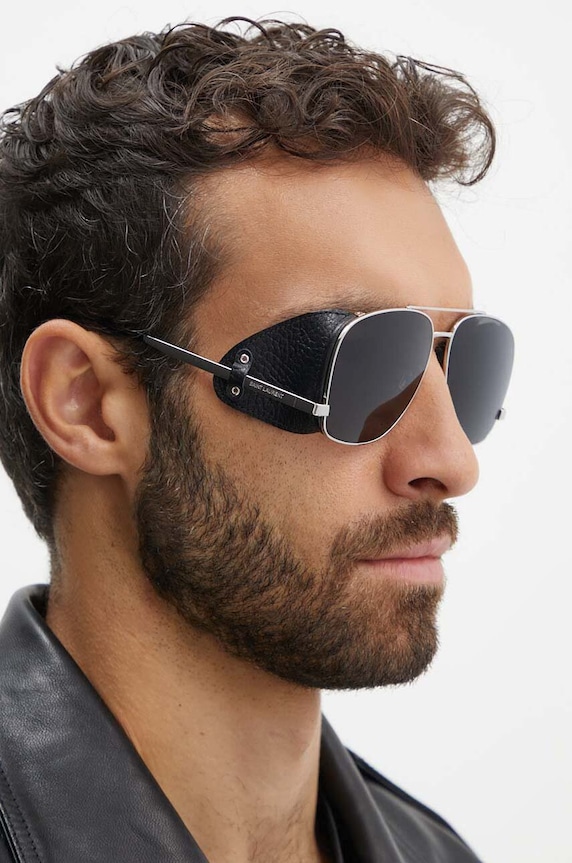 Saint Laurent ochelari de soare LEON uniforme gri SL.653.LEON