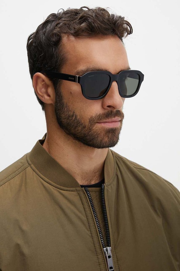 Gucci okulary przeciwsłoneczne jednolita czarny GG1508S