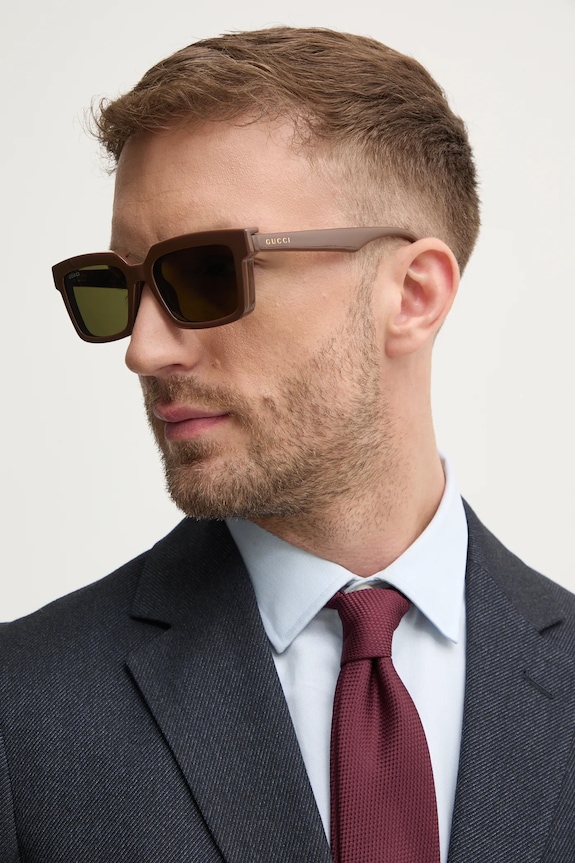Slnečné okuliare Gucci hladký hnedá GG1543S