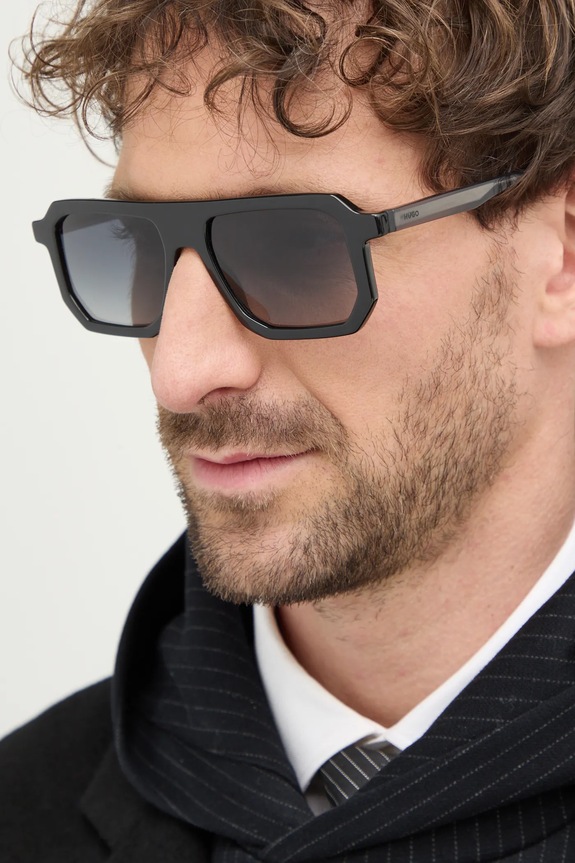 HUGO ochelari de soare HG.1312/S.807 negru AA00