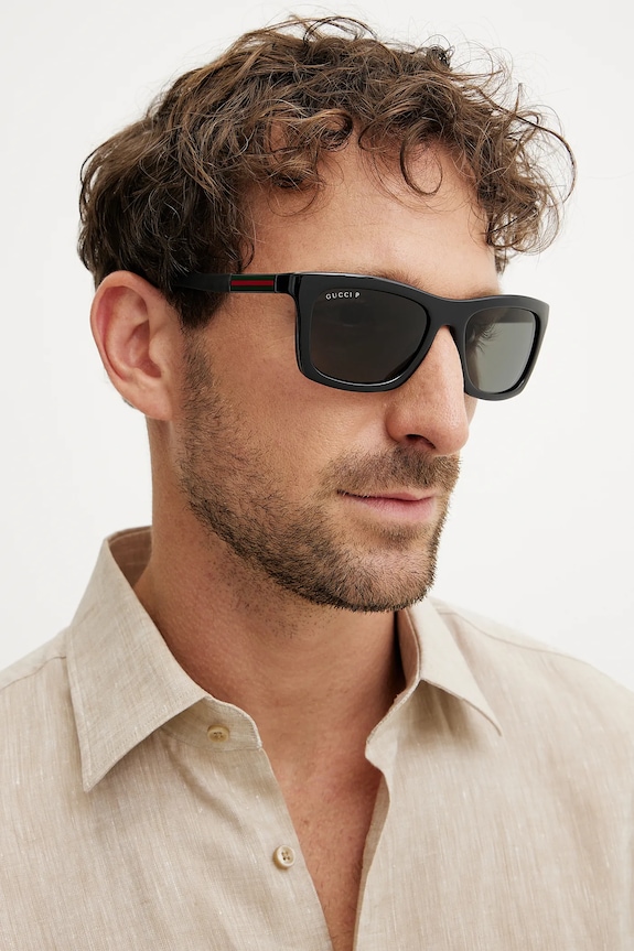 Gucci ochelari de soare uniforme negru GG1735S