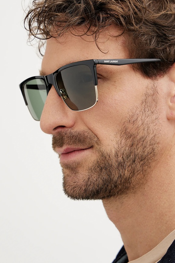 Saint Laurent okulary jednolita czarny SL.768