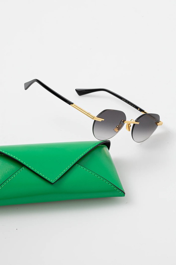 Bottega Veneta okulary przeciwsłoneczne BV1379S złoty