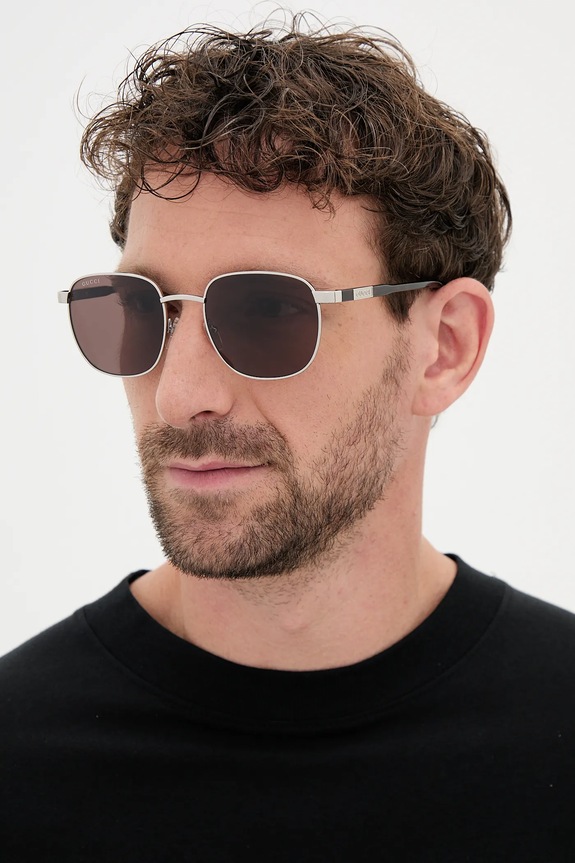 Γυαλιά ηλίου Gucci ορθογώνιο πορτοκαλί GG1799S