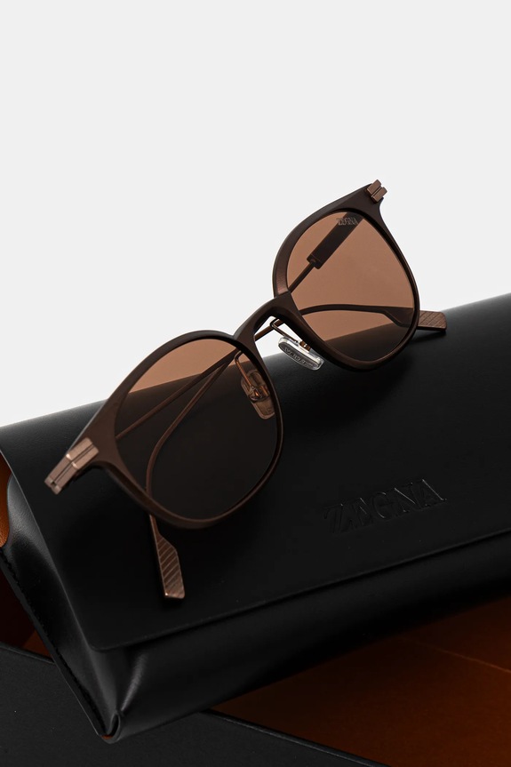 Zegna napszemüveg barna EZ0260.5037E