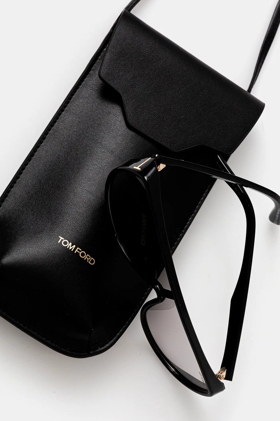 Αξεσουάρ Γυαλιά ηλίου Tom Ford Achilles FT1182.0001A μαύρο