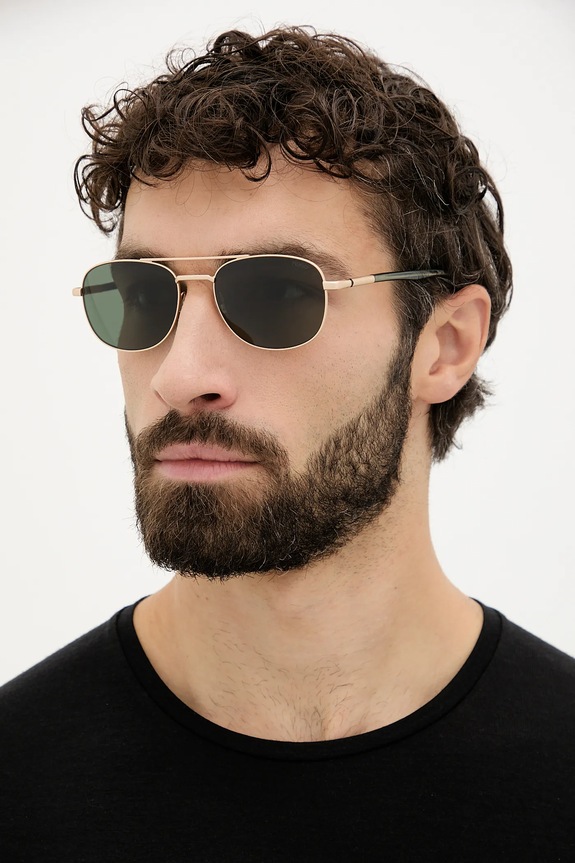 HUGO ochelari de soare uniforme aur HG.1375/S