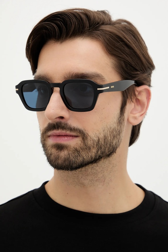 BOSS okulary przeciwsłoneczne jednolita czarny BOSS.1853/S