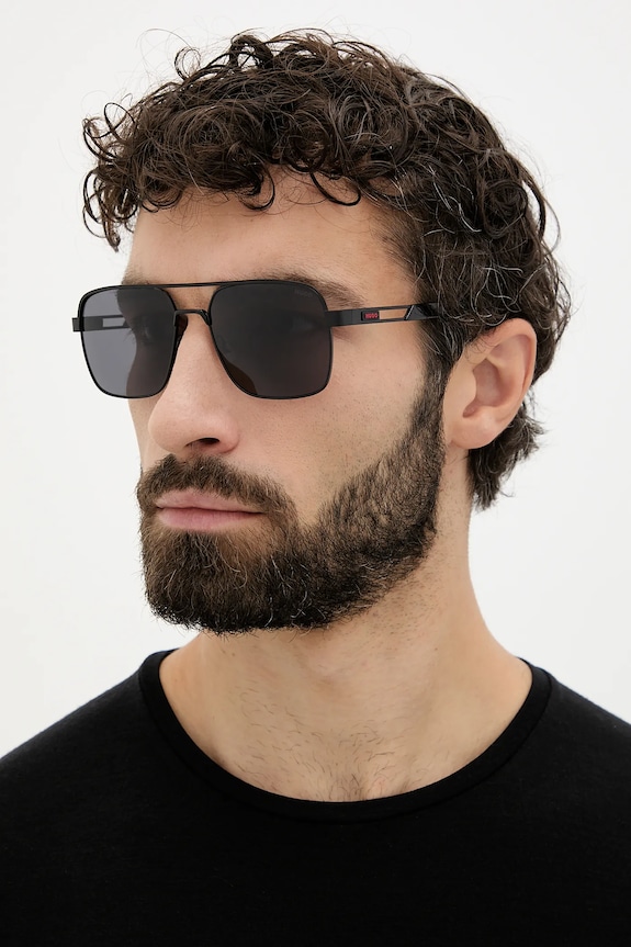 Sunčane naočale HUGO aviator crna HG.1384/S