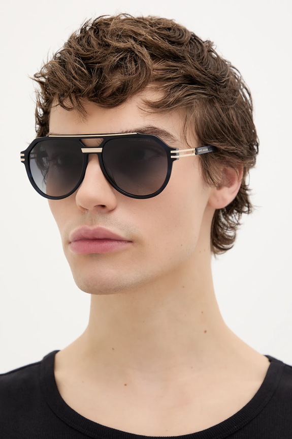 Slnečné okuliare Marc Jacobs hladký tmavomodrá MARC.876/S