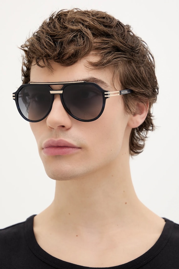 Slnečné okuliare Marc Jacobs hladký tmavomodrá MARC.876/S