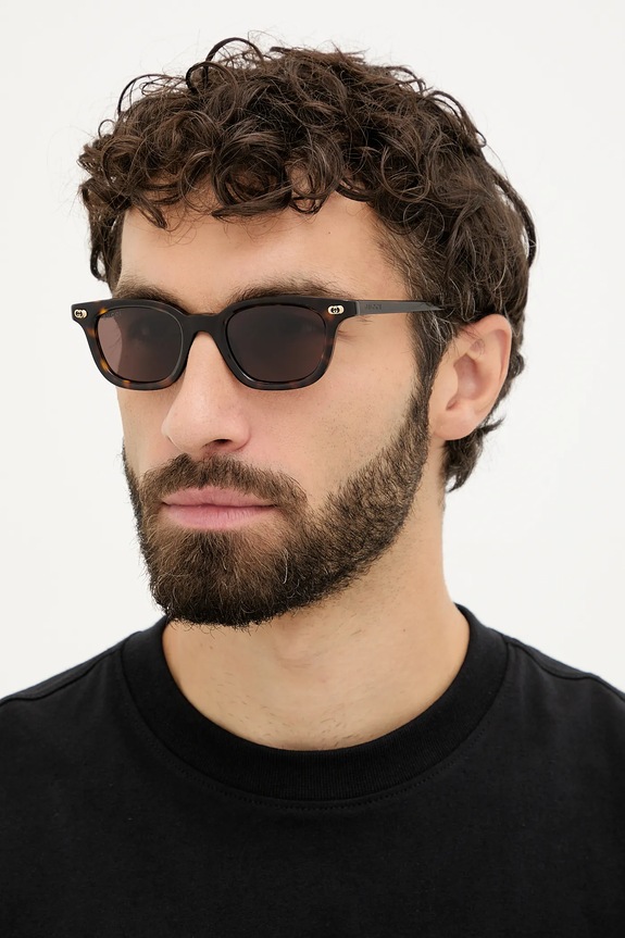 Gucci okulary przeciwsłoneczne jednolita brązowy GG1946S